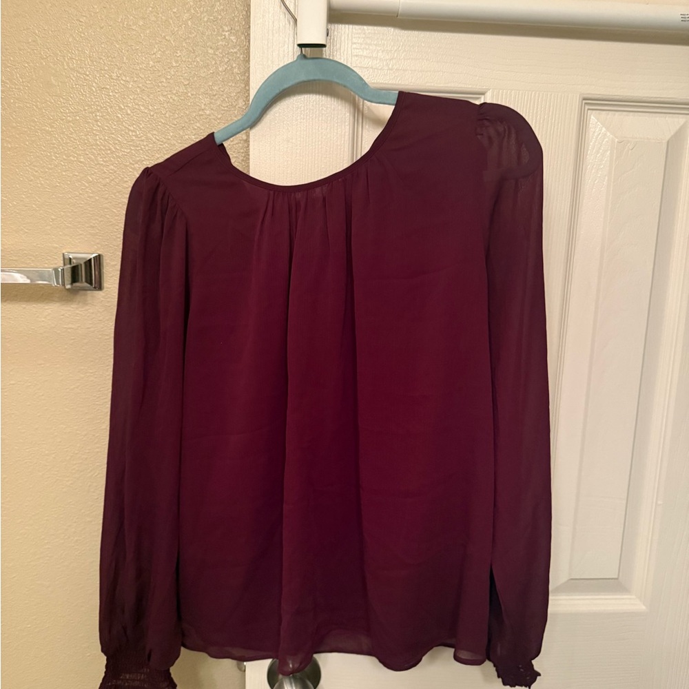 Elegant Purple Women's Top